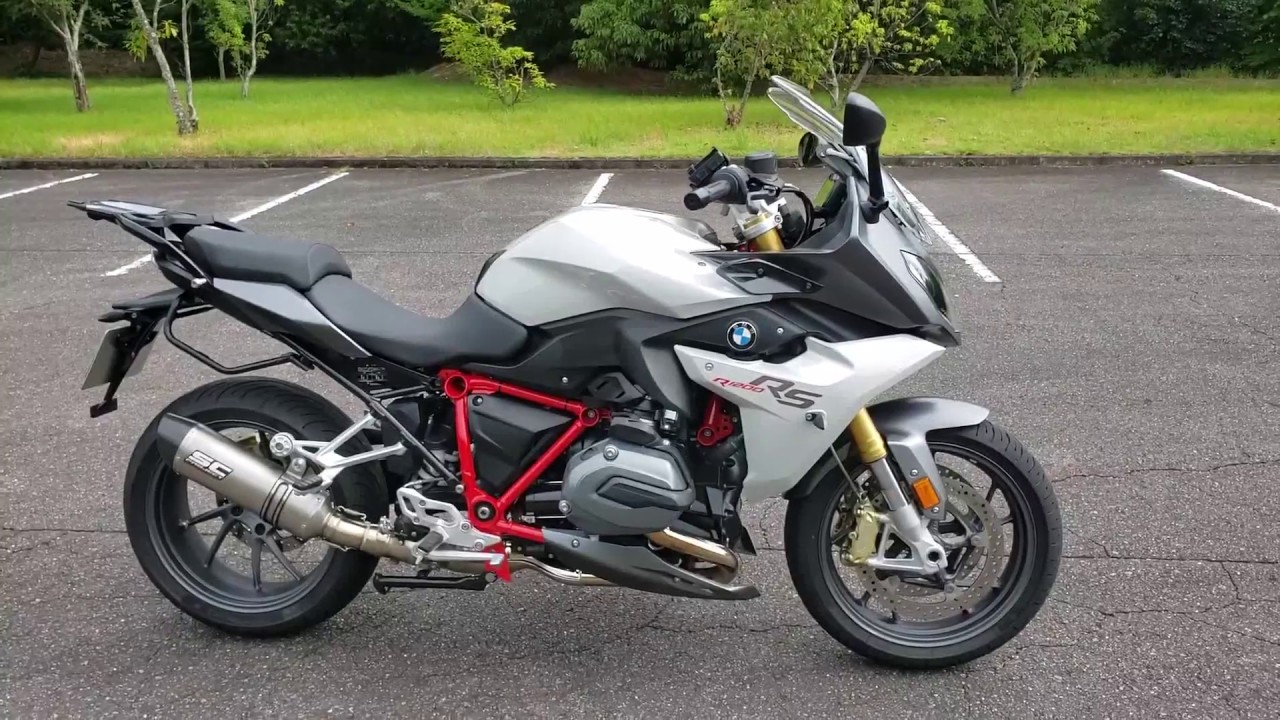BMW R1200RS SCプロジェクト スリップオンマフラー - YouTube