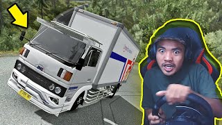 TRUK JNE UMPLUNG MBOIS MELALUI TIKUNGAN EXTREME - ETS2