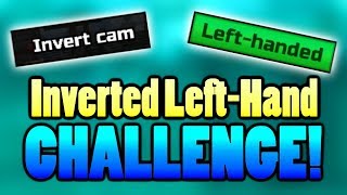 INVERTED CAMERA + LEFT-HANDED CONTROLS = A NIGHTMARE! (Pixel Gun 3D Challenge)