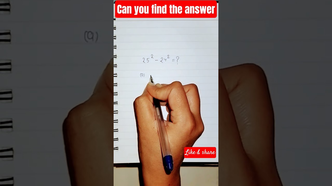 CAN YOU ANSWER IT || THINK BIG & LEARN|| 