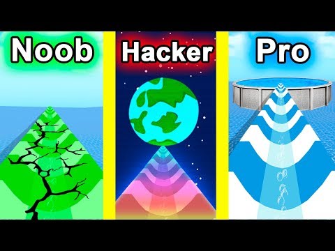 NOOB vs PRO vs HACKER - Aquapark.io 2