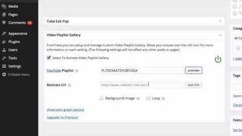 Video Plalylist Gallery For WordPress Setup Guide