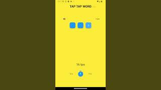 Tap game mode in TAPTAP WORD screenshot 2