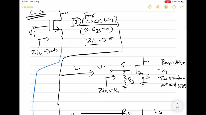 Radio Frequency Integrated Circuits (RFICs) - Lecture 8: Resistively Terminated LNA