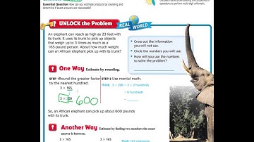 Go Math 2.4 Estimating Products