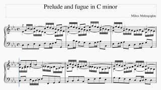 Prelude and fugue in C minor