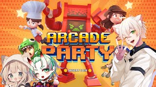 【Arcade　Party】猫とオニとわんこのゲーム内探索♪　＃1　with逢楽スイ、rina