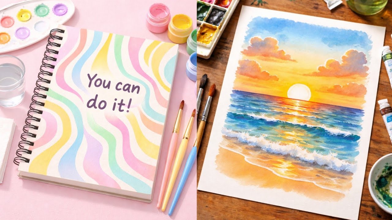 Comment Your Name | Journal With Me Asmr | Acrylic Painting | ASMR | Satisfying 