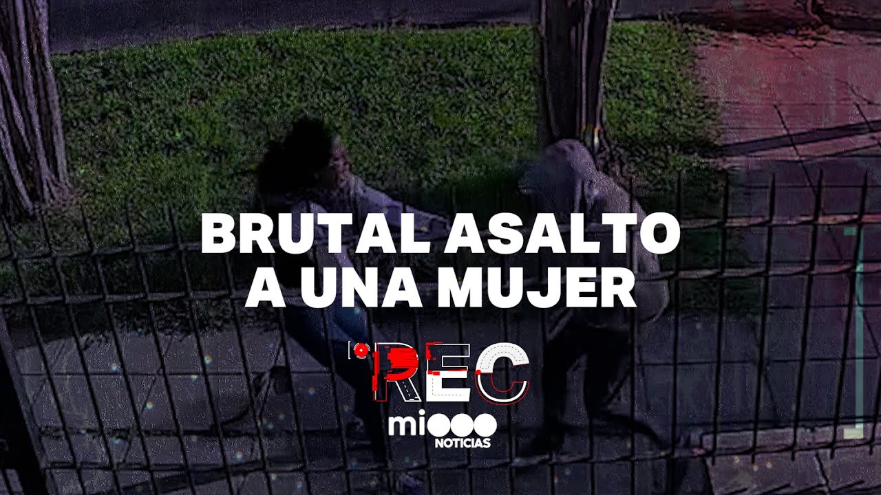 BRUTAL ASALTO A UNA MUJER - LE ROMPEN LOS VIDRIOS - #REC