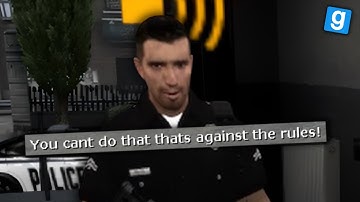 Everyone Wants To Arrest Me In Gmod Police RP