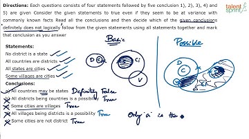 "Some Not and Possibility" Concept in Syllogism | Syllogism |Advanced Example 36 & 37 | TalentSprint