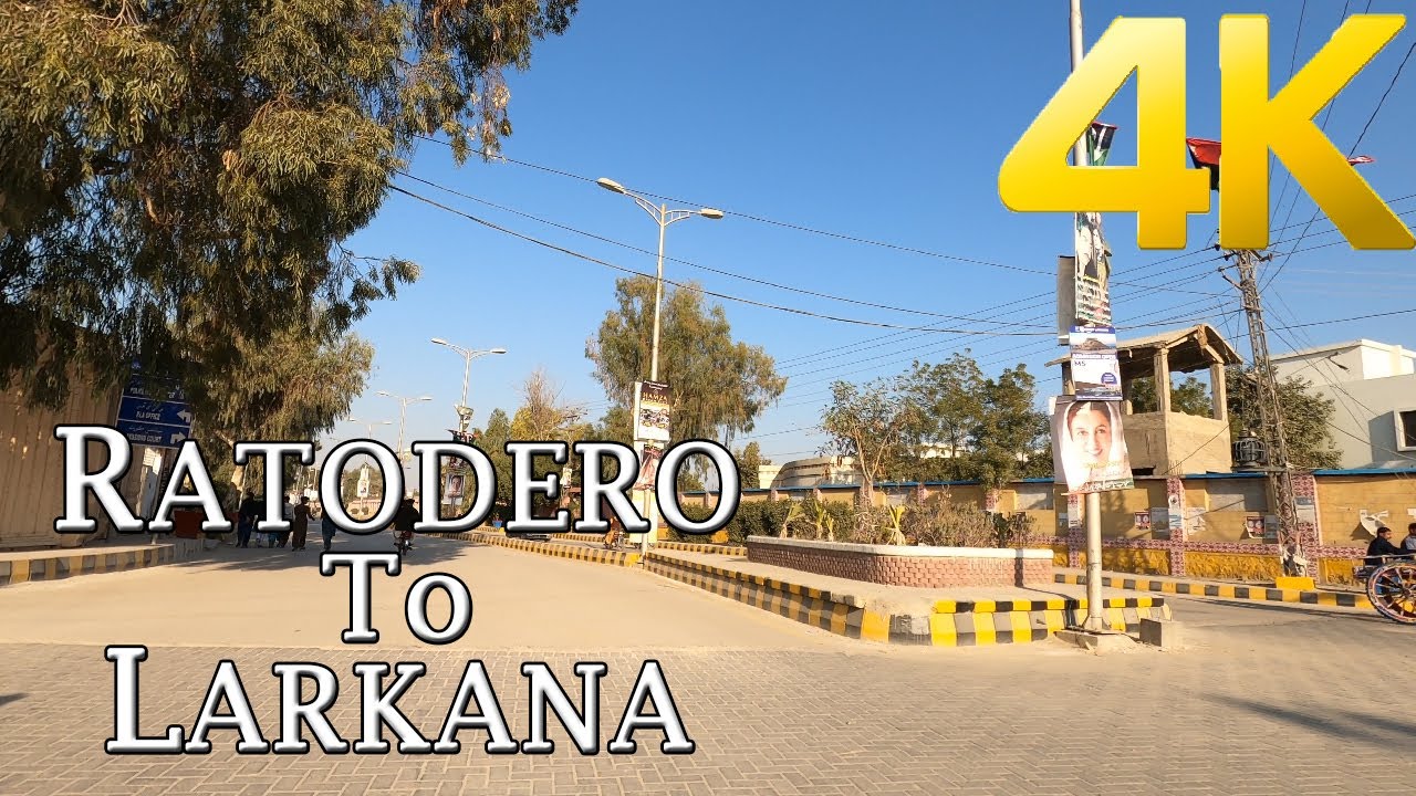 RATODERO CITY TO LARKANA CITY N55 NATIONAL HIGHWAY DRIVE 2021 ROAD TRIP