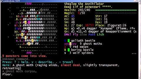 Dungeon Crawl Stone Soup 0.8 - Deep Elf Conjurer Ziggurat Clearance 5/5