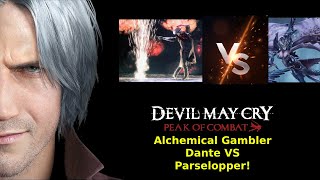 Devil May Cry: Peak of Combat - Alchemical Gambler Dante VS Parselopper