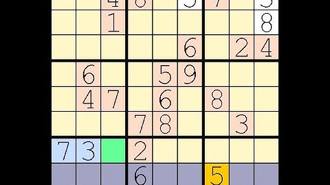 How to Solve Washington Times Sudoku Difficult  13 February, 2024