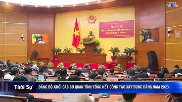 Đảng bộ Khối các cơ quan tỉnh Hòa Bình tổng kết công tác xây dựng Đảng năm 2023