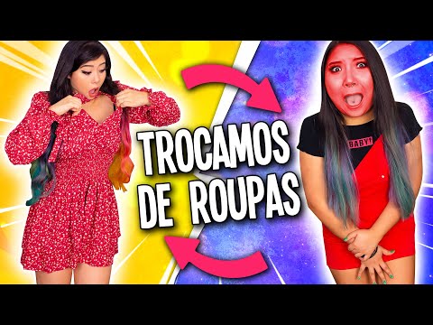 PROVANDO ROUPAS DA MINHA IRMÃ! | Blog das irmãs