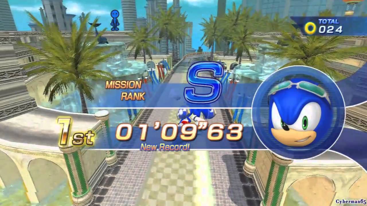 Sonic Free Riders - [Part 02 - Team Heroes 1/3 - VS. Team Rose]