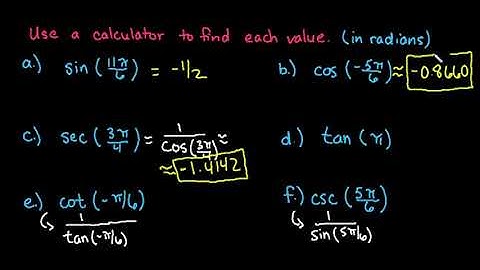 Evaluate Trig Functions in Radians Desmos