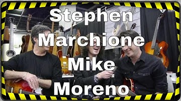 Luthier Stephen Marchione and Jazz guitar player Mike Moreno interview at NAMM 2020