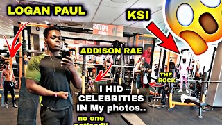 I HID CELEBRITIES IN MY INSTAGRAM PHOTOS \& NO ONE NOTICED...