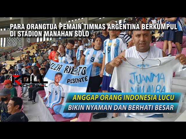 Datang Langsung Ke Solo, Suporter Argentina Kaget Dengan Kenyamanan Yang Ada Di Indonesia class=