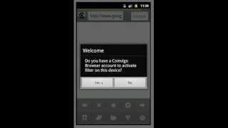 Android Internet Filter Browser Activation - Comvigo screenshot 5