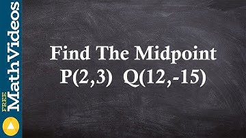 ACT SAT Prep How to determine the midpoint between two coordinate points