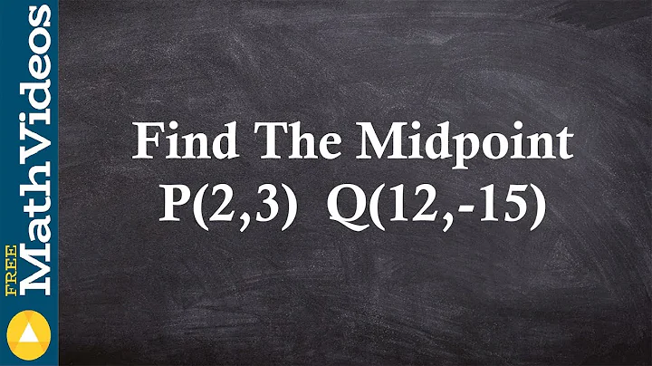 ACT SAT Prep How to determine the midpoint between two coordinate points