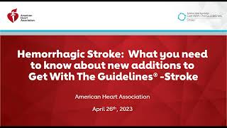 Hemorrhagic Stroke: What You Need to Know About New Additions to Get With The Guidelines - Stroke screenshot 1