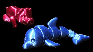 4 More Articulated Animals 3D Printing TimeLapses - Ender 3 V2