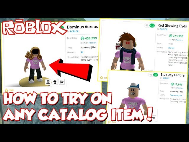try on roblox catalog items game｜TikTok Search
