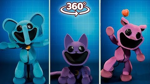 💎 360 VR Smiling Critters FNAF AR Workshop Animations  [Poppy Playtime Chapter 3 Characters]