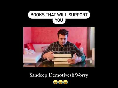 Importance of BOOKS | LOL| Sandeep DemotiveshWorry Spoof