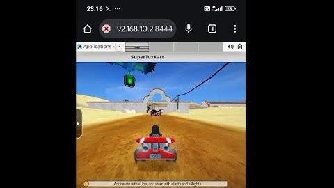 SuperTuxKart in Linux on Android in Crosvm |  Run Debian on Android without AVF support