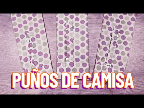 Cómo coser PUÑOS de CAMISA 🔥 3 diseños MUY Fáciles