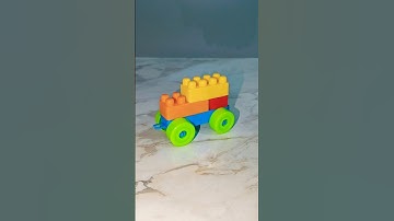 Satisfying Diy Building Blocks Car | ASMR sound #asmr #shorts #buildingblocks #car #diy #shortvideo