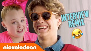 Jace Norman Interview REMIX 😎 w\/ JoJo Siwa, Kira Kosarin \& Daniella Perkins | #NickStarsIRL