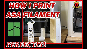 How to Print ASA Filament Perfectly | 3D Printing Tech Support | End Warping and bad Prints Forever!
