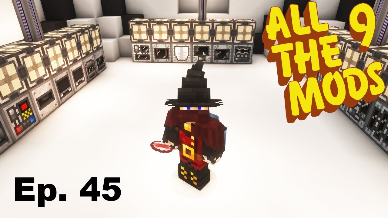 All The Mods 9 Ep. 45 Red Laser Lens! (Sort Of...) - YouTube
