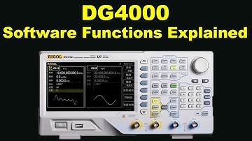 RIGOL Arbitrary Waveforms and Harmonics with DG4000: functions explained