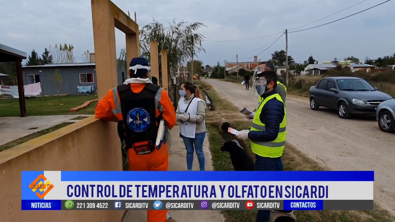 Controles de temperatura y olfato en Sicardi