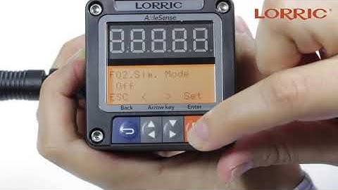 The operation of simulate related setup of FP-AS510 paddle wheel flowmeter