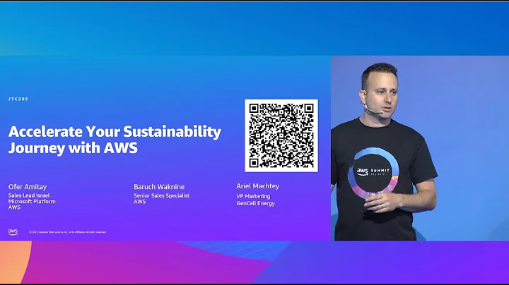 AWS Summit Tel Aviv 2023 - Accelerate Your Sustainability Journey with AWS (JTC205)