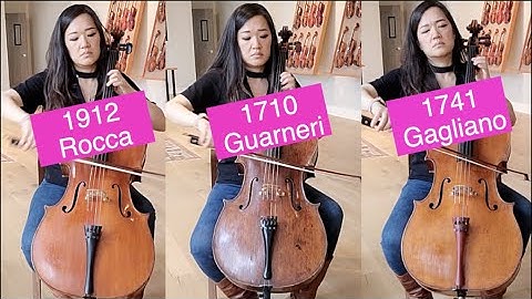 Can you hear the difference between these 3 incredible cello?  Guarneri / Gagliano/ Rocca
