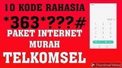 PAKET INTERNET MURAH TELKOMSEL 2019 || CARA DIAL KODE RAHASIA *363*???# - Durasi: 5.12. 