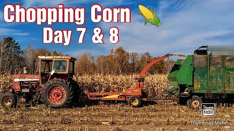 Chopping Corn 2022/Days 7 & 8/Filling a Bag with Corn Silage