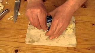 Cooking Fish. Brandade de Morue. Home made Salt Cod Stockfish.mpg