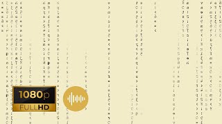 MATRIX CODE RAIN | Steampunk Typewriter Matrix With Relaxing Rain Sound | ASMR | #15 Wealth