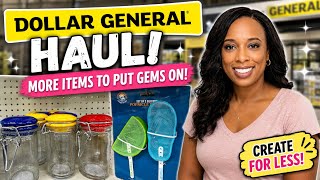 Dollar General Craft Haul & Craft With Me - Testing What Sticks! 🤷🏽‍♀️